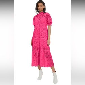 Generation Love Callista Lace Dress in Hot Pink.